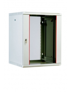 Шкаф телекоммуникационный настенный разборный 12U (600х520), съемные стенки, дверь стекло